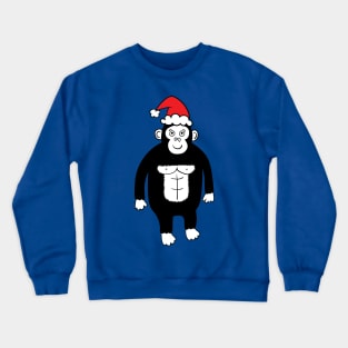 Christmas gorilla Crewneck Sweatshirt